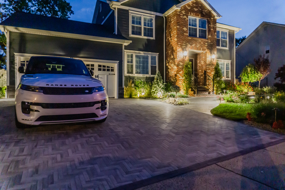 Howell, NJ: Paver Driveway & Front Entrance