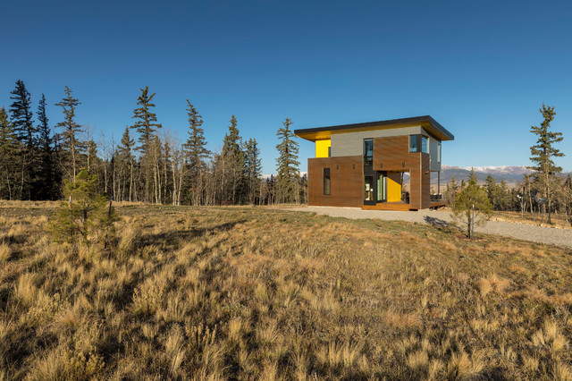 Stanley Ridge Shed contemporain-facade