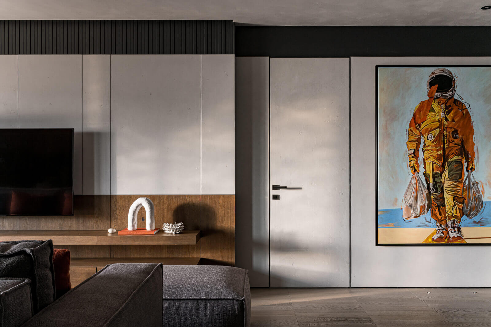 Квартира Байкера | Реализованный интерьер квартиры в стиле лофт