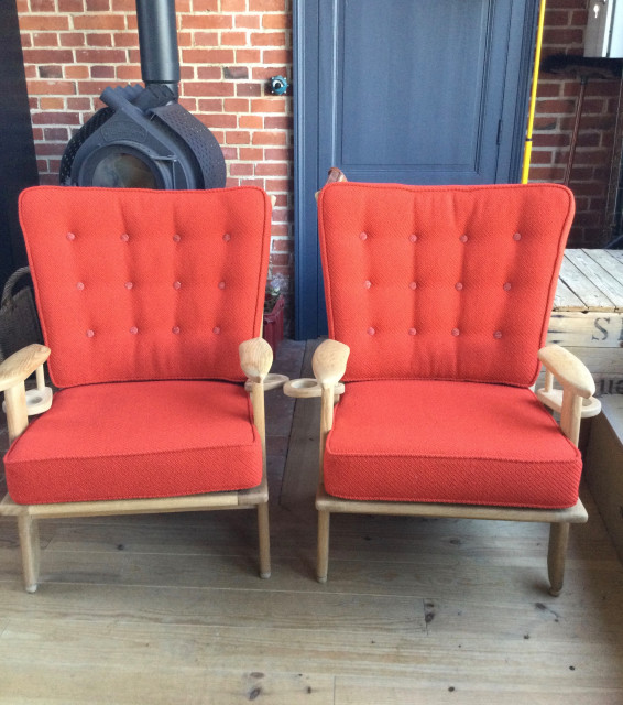 Paire de fauteuils Guillerme et Chambron trendy-dagligstue