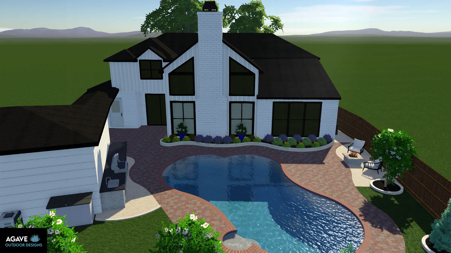 Front and Back yard makeover in Del Monte HTX