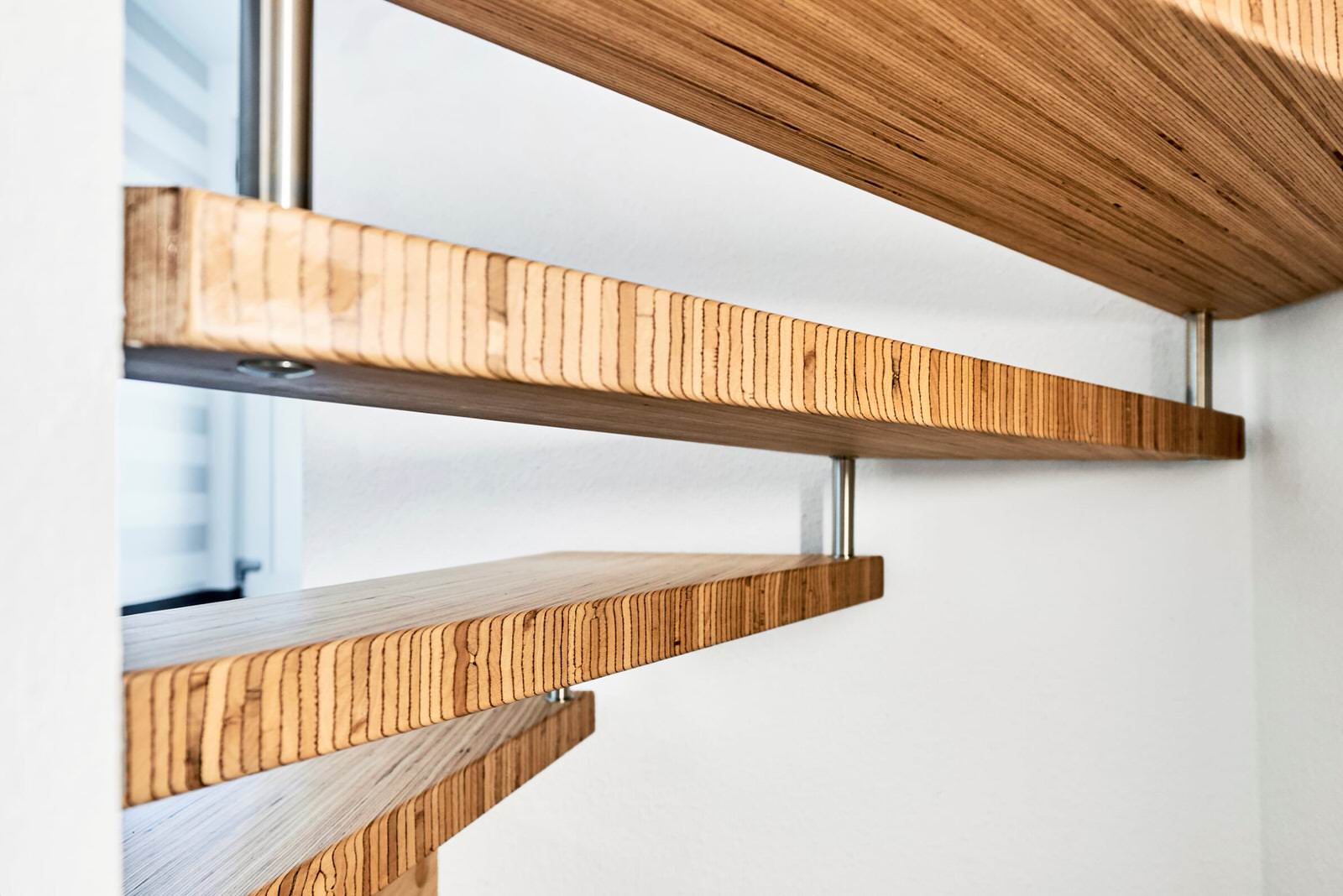 консольная лестница из BauBuche