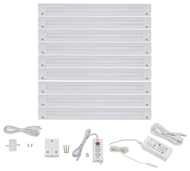 Lightkiwi Lilium 12" Warm White Modular LED Under Cabinet Lighting, Pro Kit
