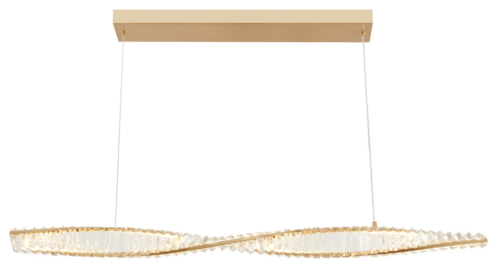 Towson Brushed Gold 20 Watt Chandelier Contemporary Chandeliers