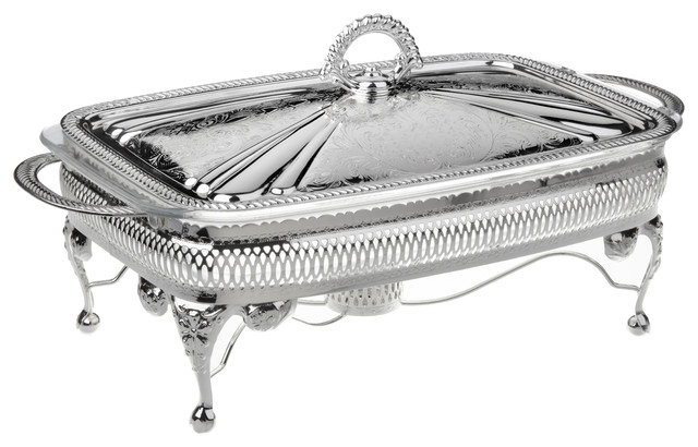 Lille Silver-Plated Casserole Dish With Warmer