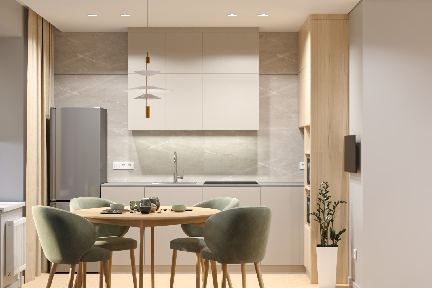 Двушка из однушки (37 кв.м) в Краснодаре