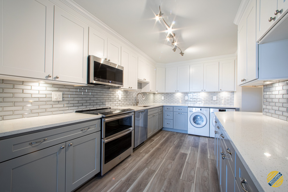 Transitional home design photo in DC Metro