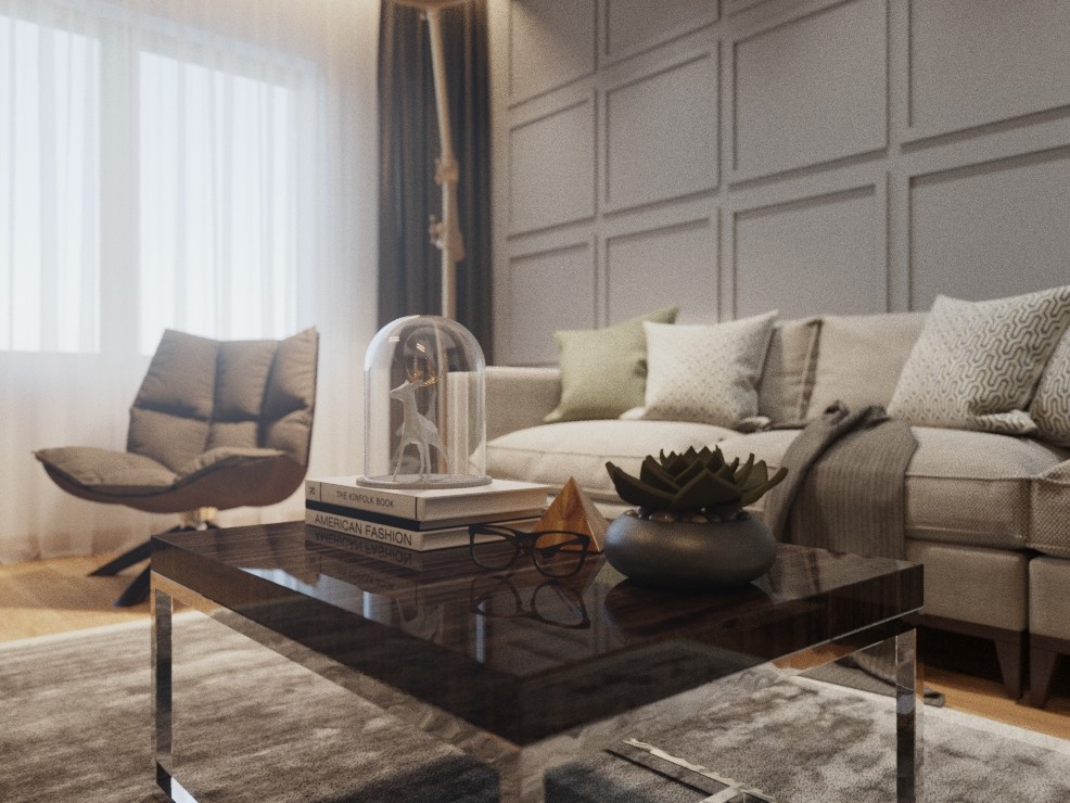 Сдержанный интерьер