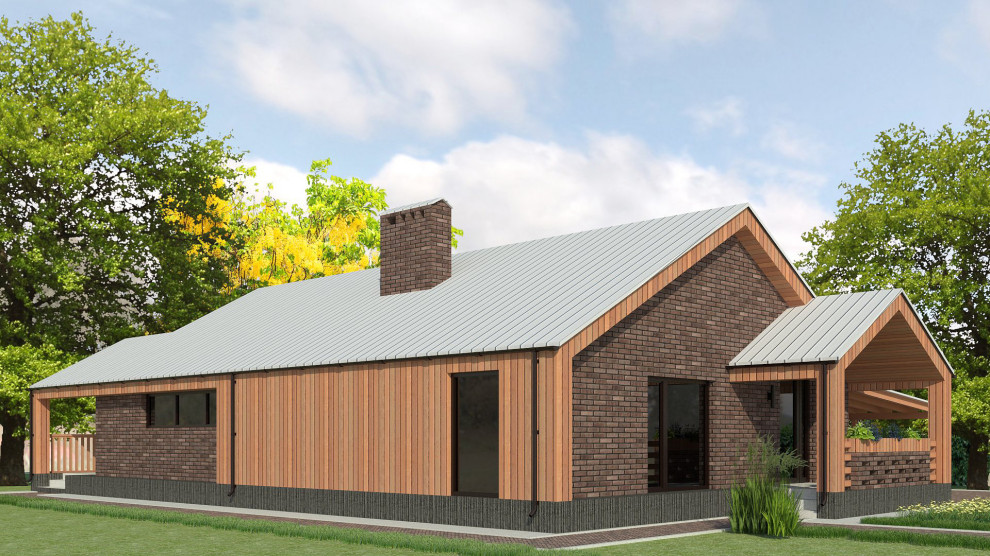 Проект типового дома для коттеджного поселка