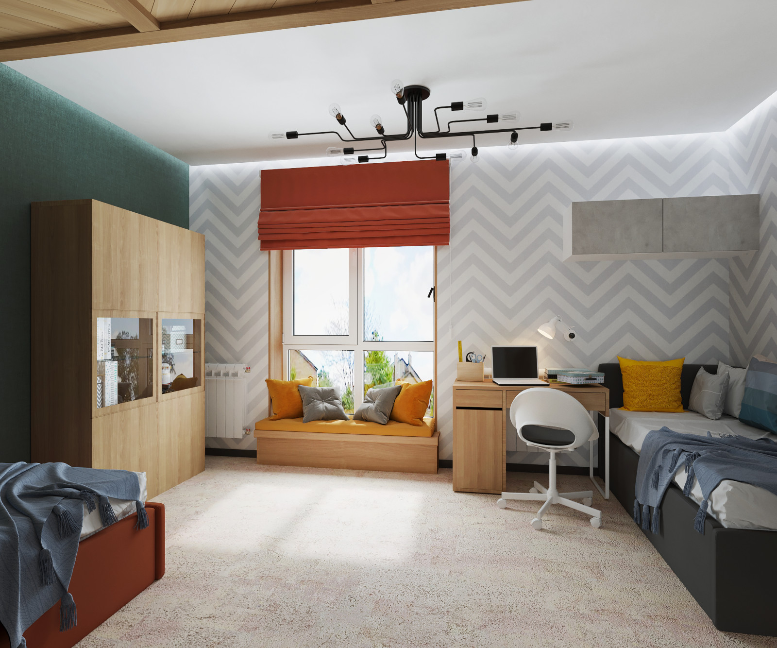 Акцентный Синий