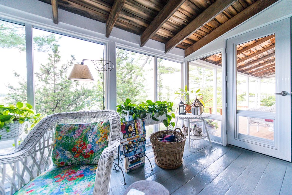 Photo of a country sunroom in Toronto.