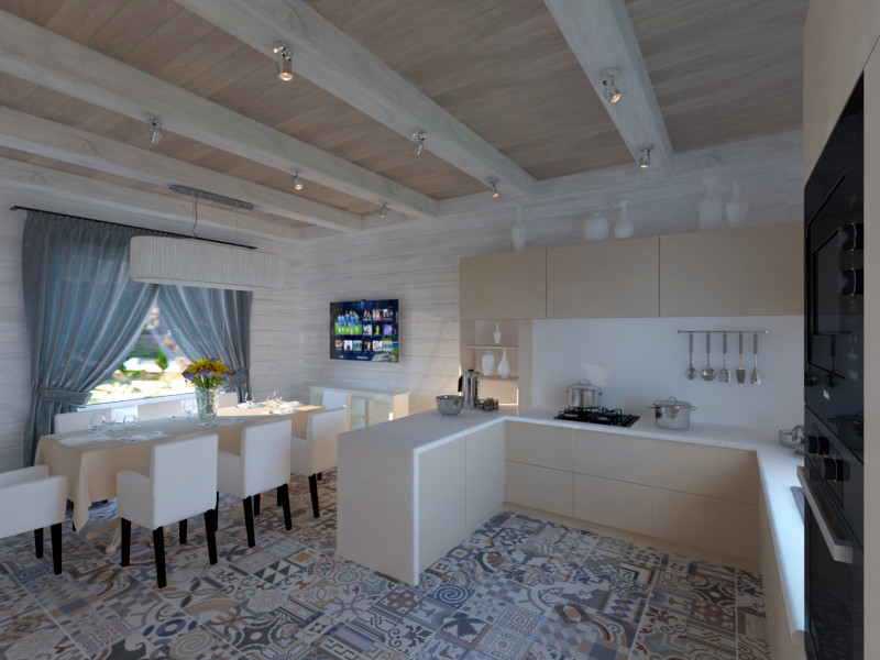 Интерьеры коттеджа в подмосковье