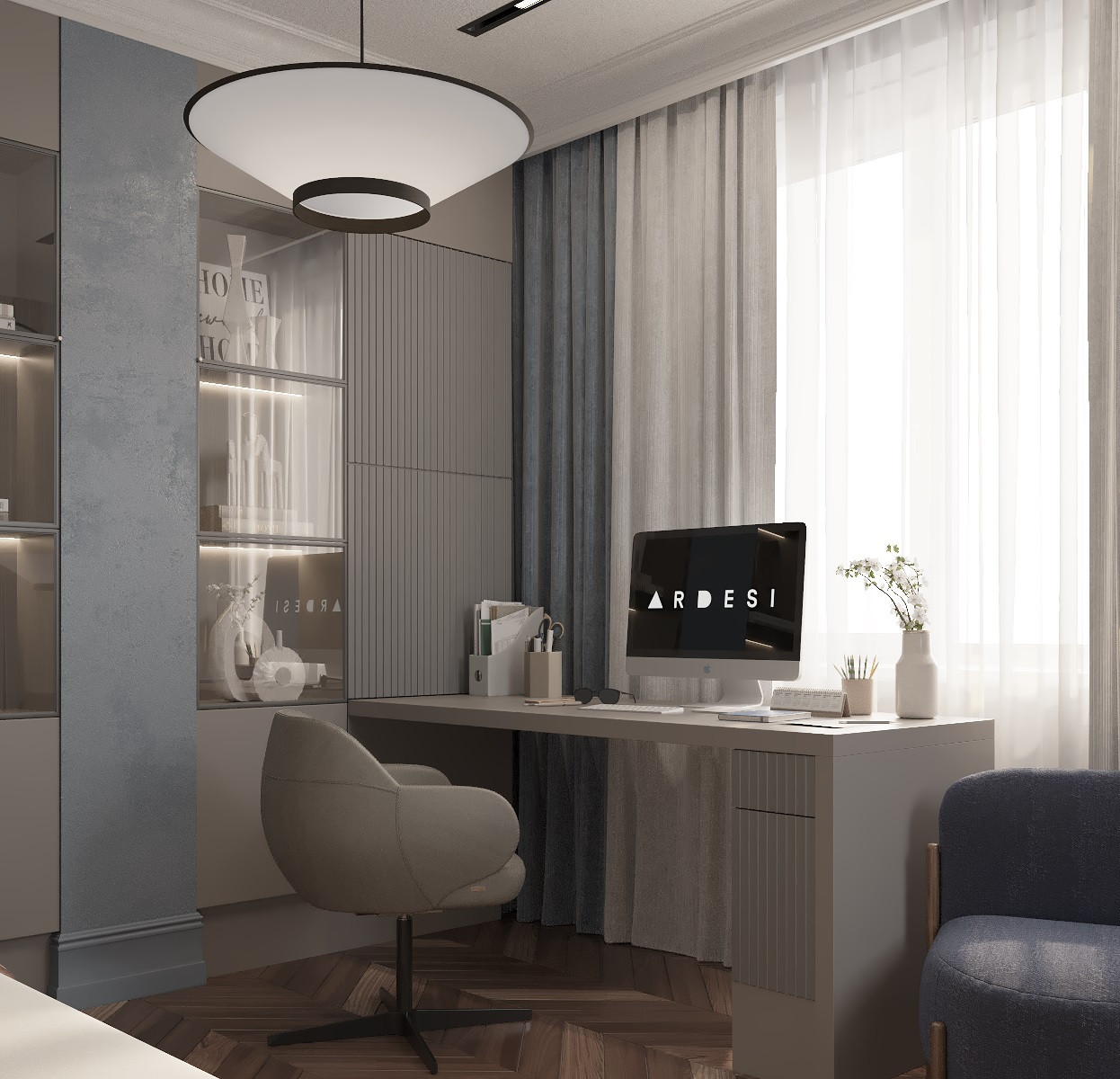 Современный  элегантный интерьер