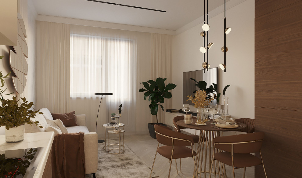 Кухня-гостиная в современном стиле