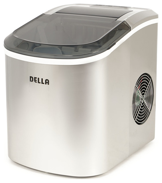 Portable Countertop Ice Maker, Tinted Clear Top Window, 26 lbs Per Day