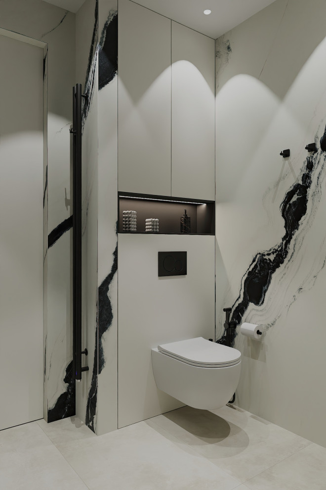 Дизайн и ремонт квартиры в ЖК Шуваловский Prima - Чёрно-белая магия