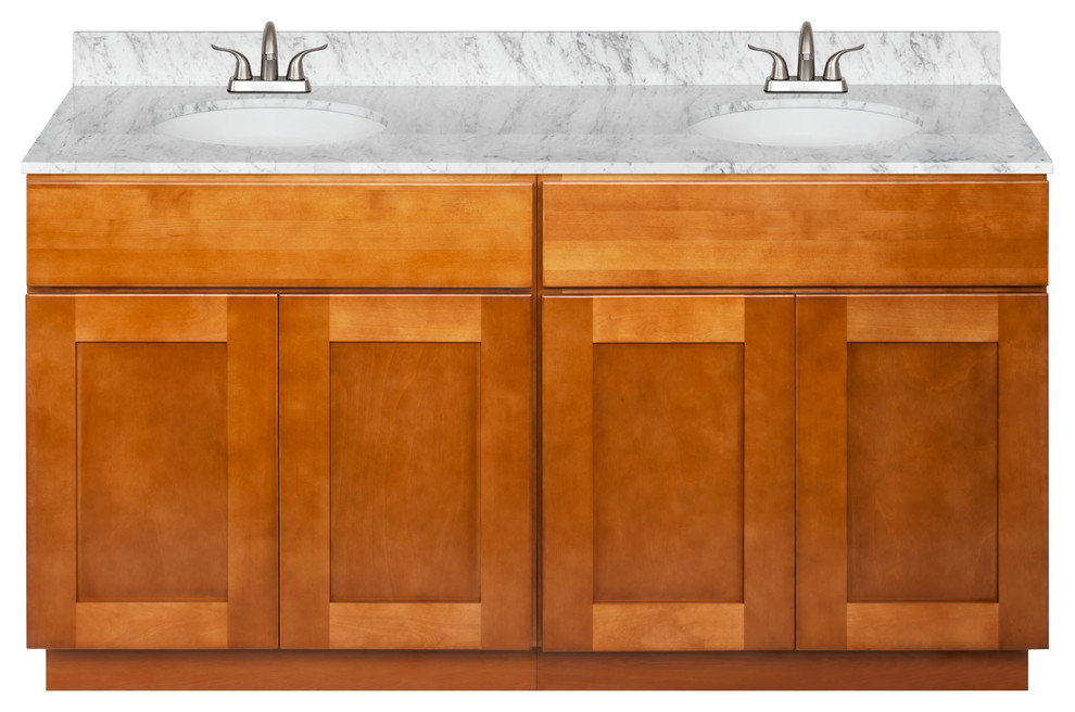 Gracie Oaks Messinger 61 Double Bathroom Vanity