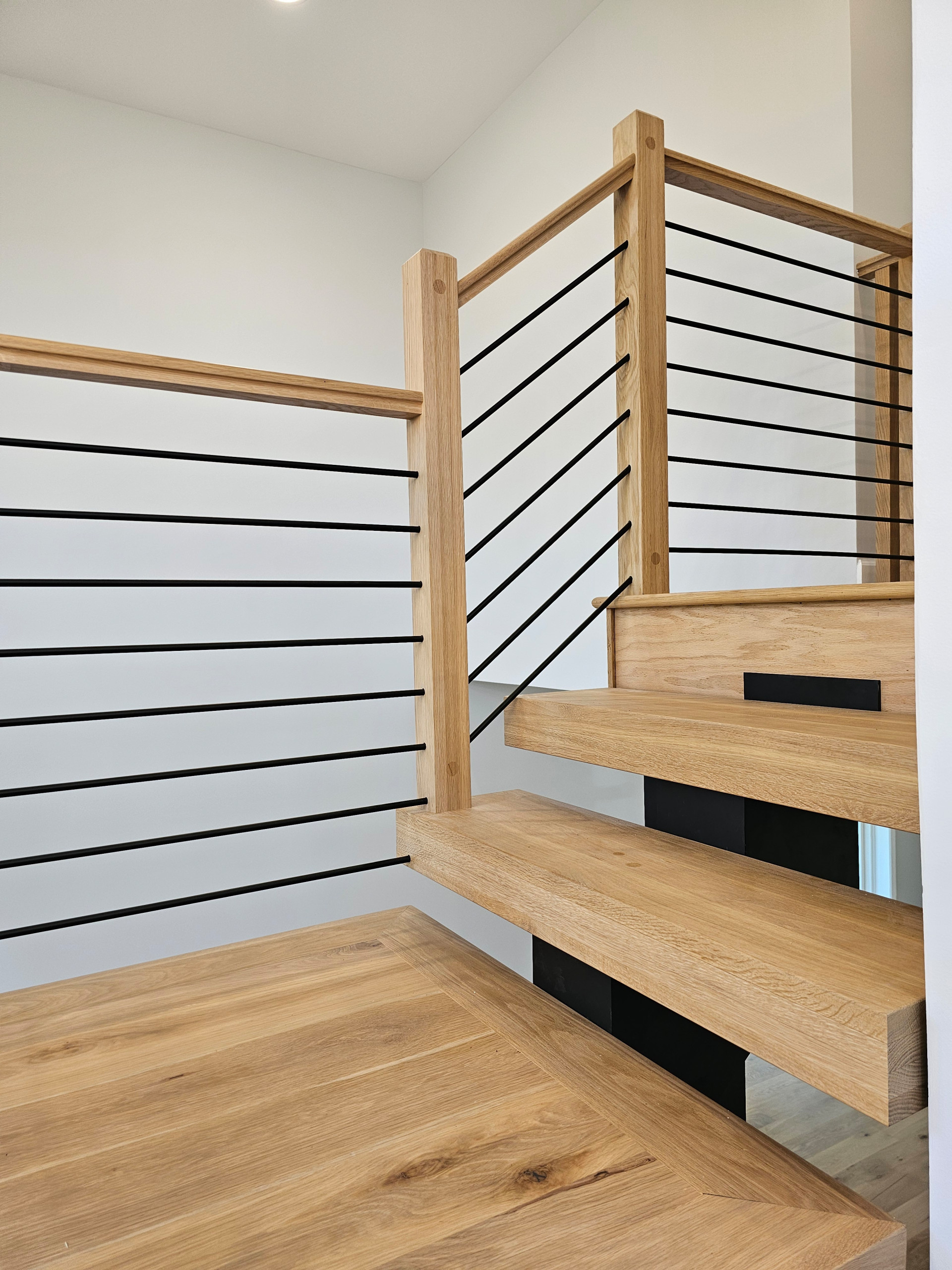 123_Modern Meets Rustic Farmhouse Staircase, Leesburg, VA 20175