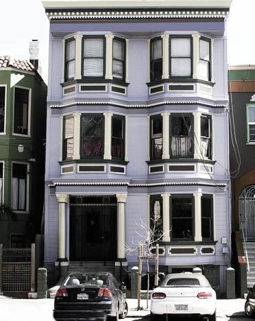 Victorian exterior home idea in San Francisco