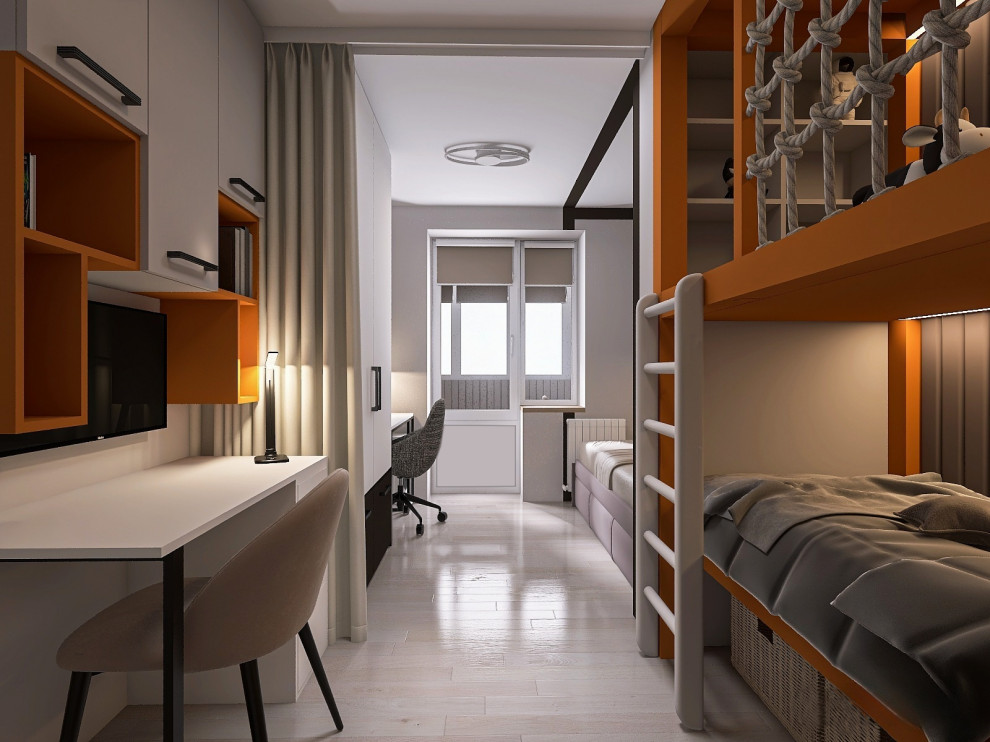 Детская комната для мальчиков 15лет и 4 года