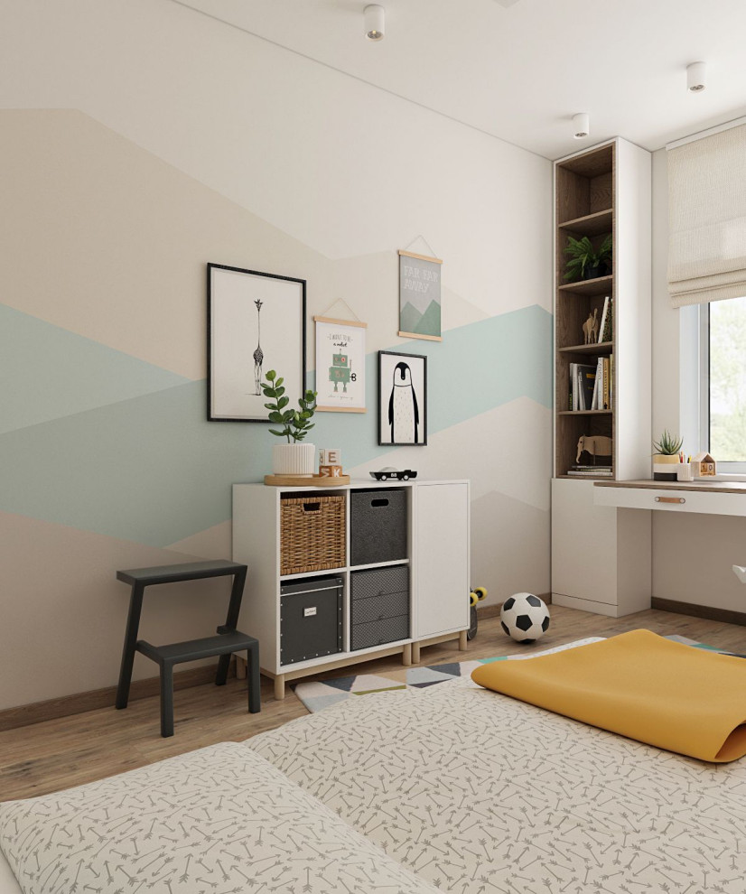 Интерьер квартиры 70 кв.м. для семьи с двумя детьми