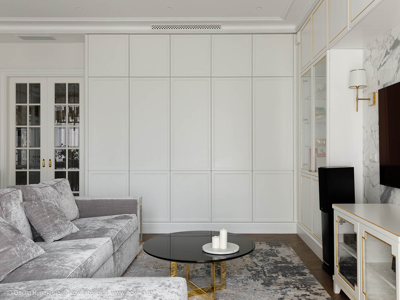 Квартира на Крестовском в стиле современная классика - 125 м²