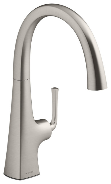 Kohler K-22065 Graze 1.5 GPM 1 Hole Bar Faucet - Transitional - Bar ...