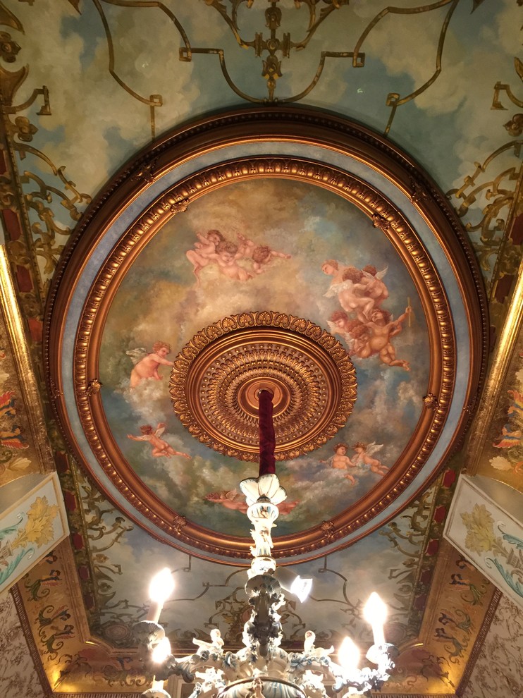 Роспись потолка.Франция