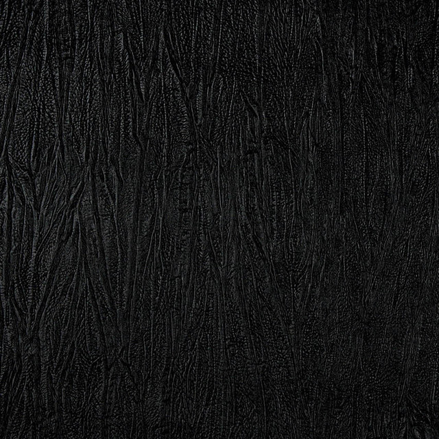 Black Textured Upholstery Faux Leather By The Yard Contemporary Upholstery Fabric By Palazzo Fabrics Houzz