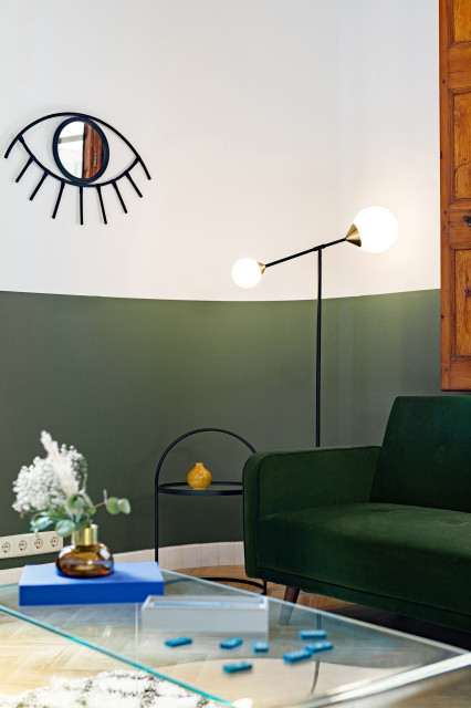 Rellotge retro-living-room