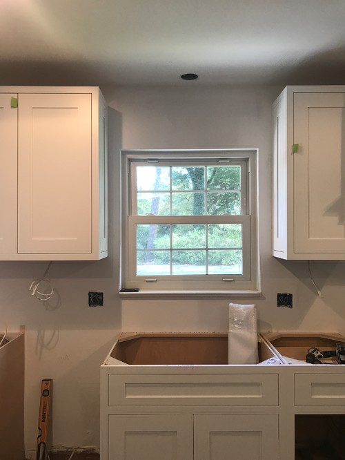 Tile or not around window above kitchen sink