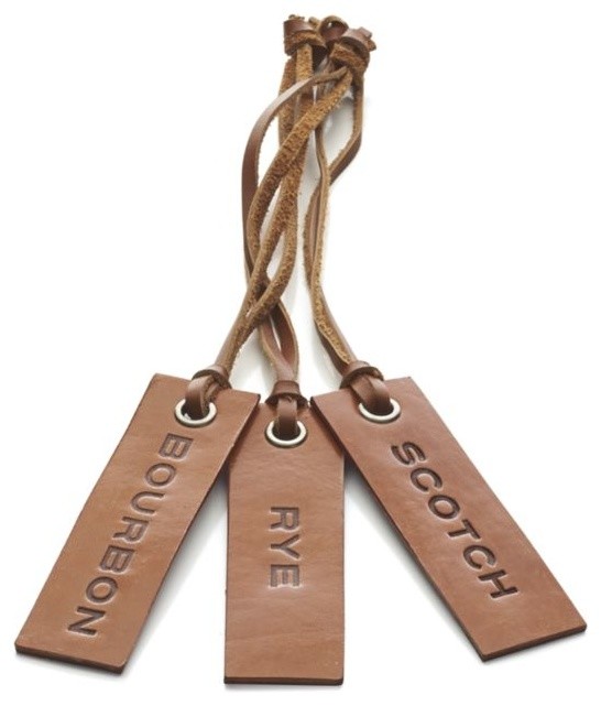 Leather Whisky Tags