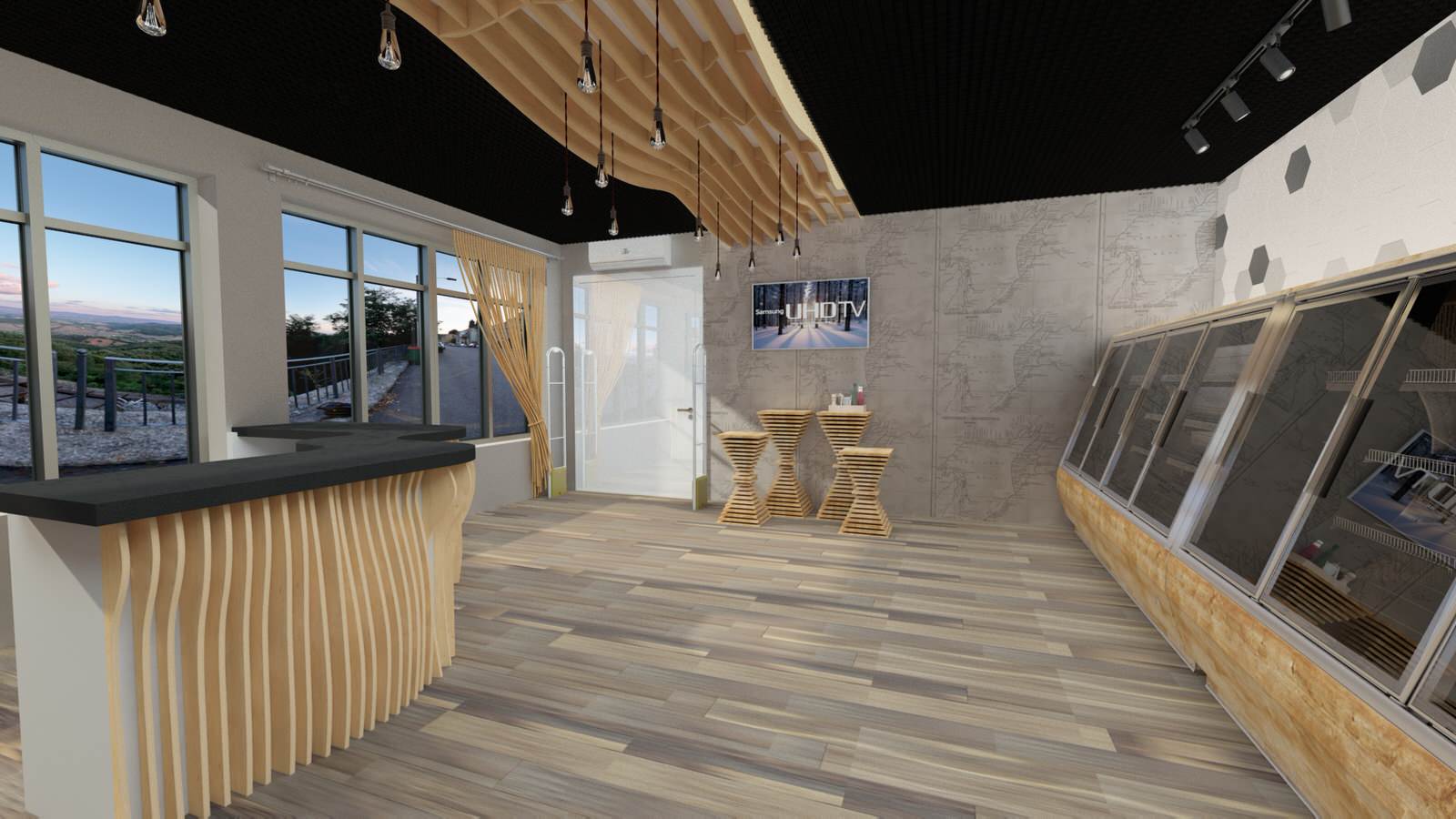 Визуализация рыбного магазина