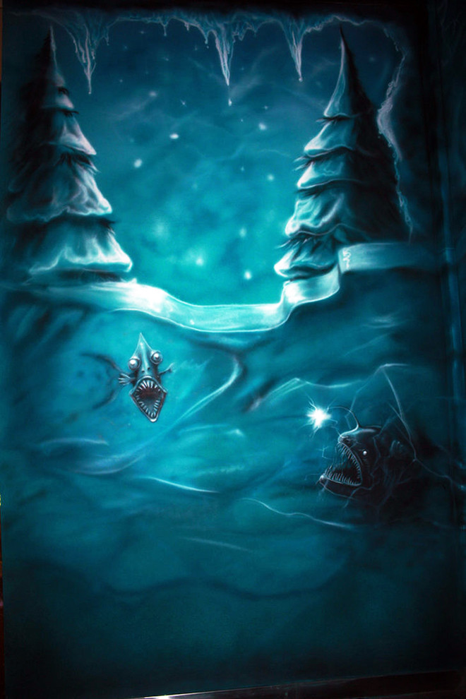 АЭРОГРАФИЯ «ЛЕДНИКОВЫЙ ПЕРИОД» ТРК VEGAS