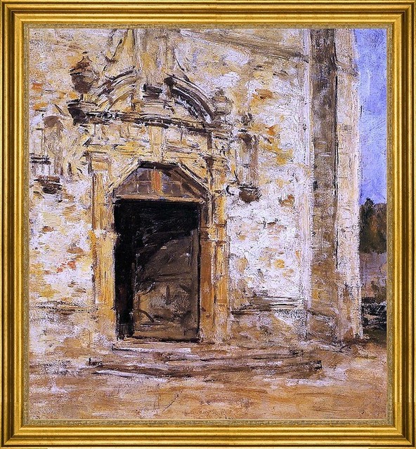 Eugene-Louis Boudin-16"x16" Framed Canvas - Traditional ...
