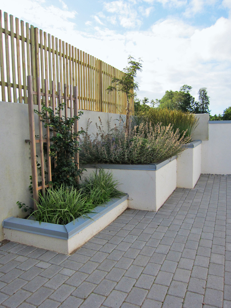 This is an example of a modern garden in Malmo.