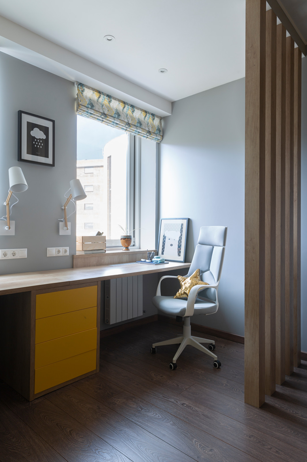 Яркая и просторная квартира для семьи с двумя детьми