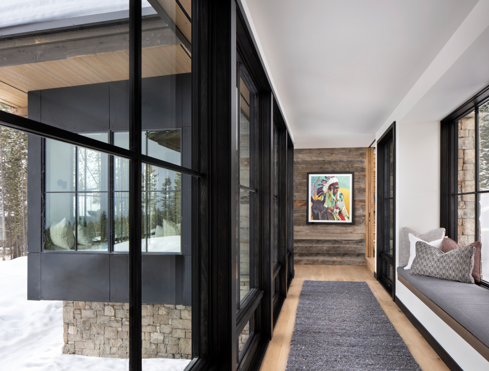 Hallway - contemporary hallway idea in Other