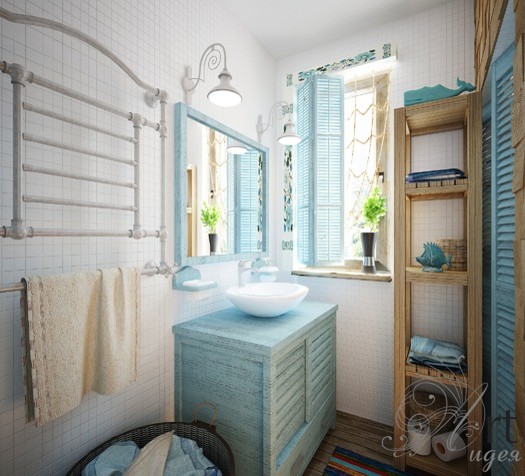 Санузел для комнаты отдыха у моря