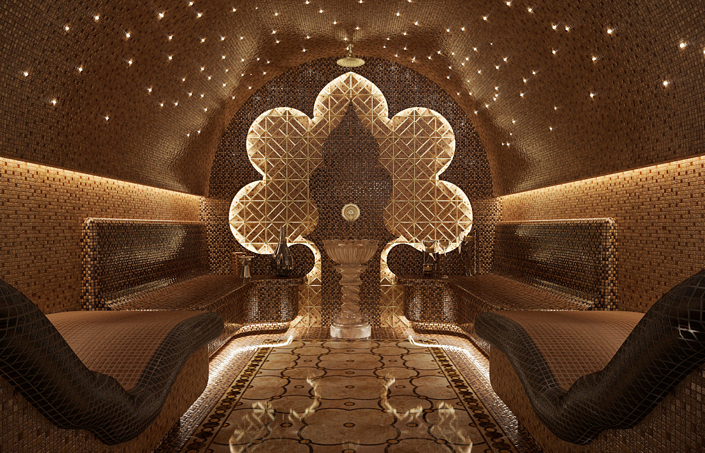 Цокольный этаж загородного дома, зона для отдыха