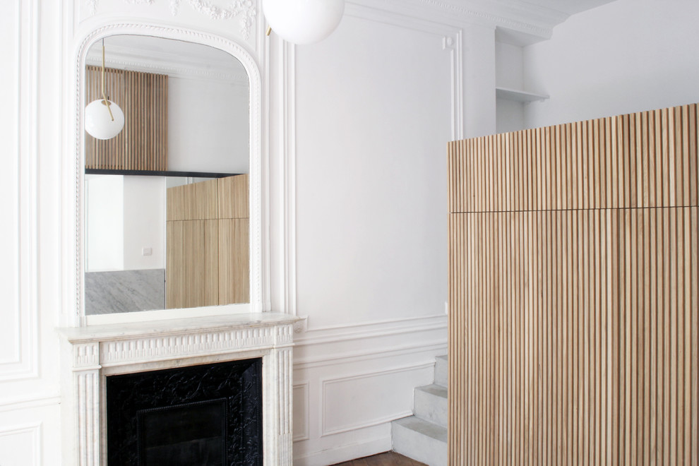 Example of a trendy home design design in Paris