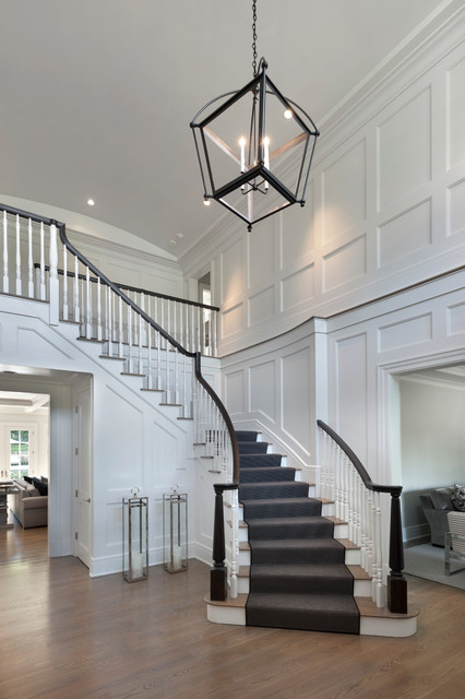 Nantucket Shingle Style Beachside Home Entry nyklassisk-entre