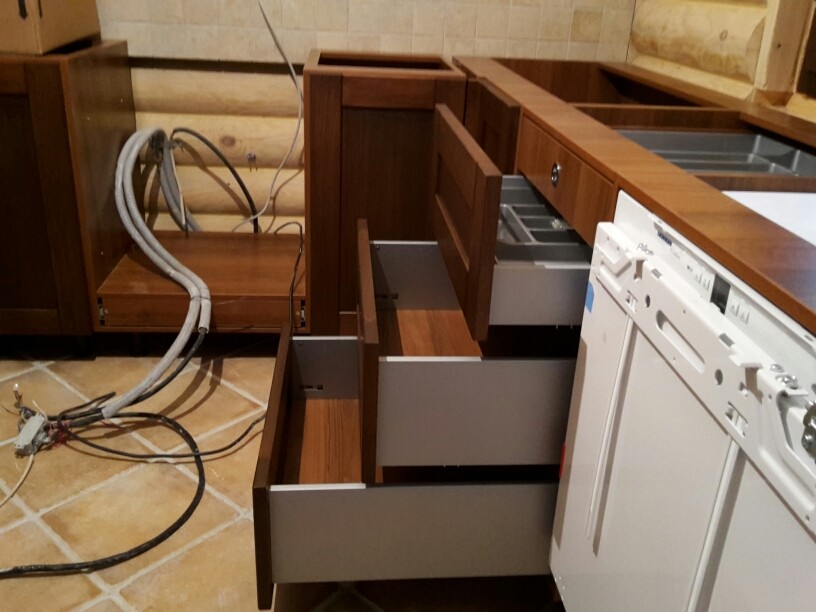 Кухня в охотничий домик