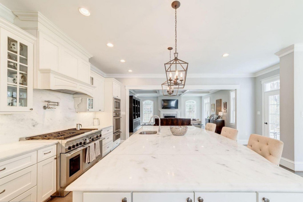 Transitional home design photo in DC Metro