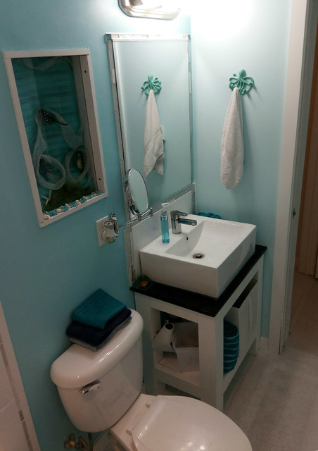 Reader Bathroom: A Diver’s DIY ‘Mermaid Glam-Shell’