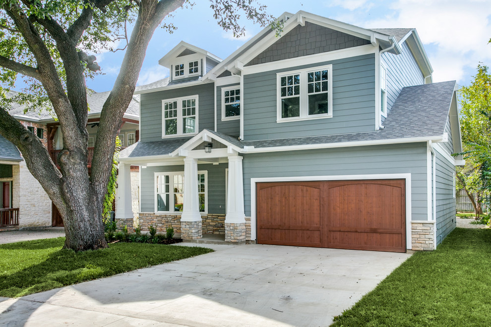 Vickery Custom Home Craftsman Exterior Dallas by