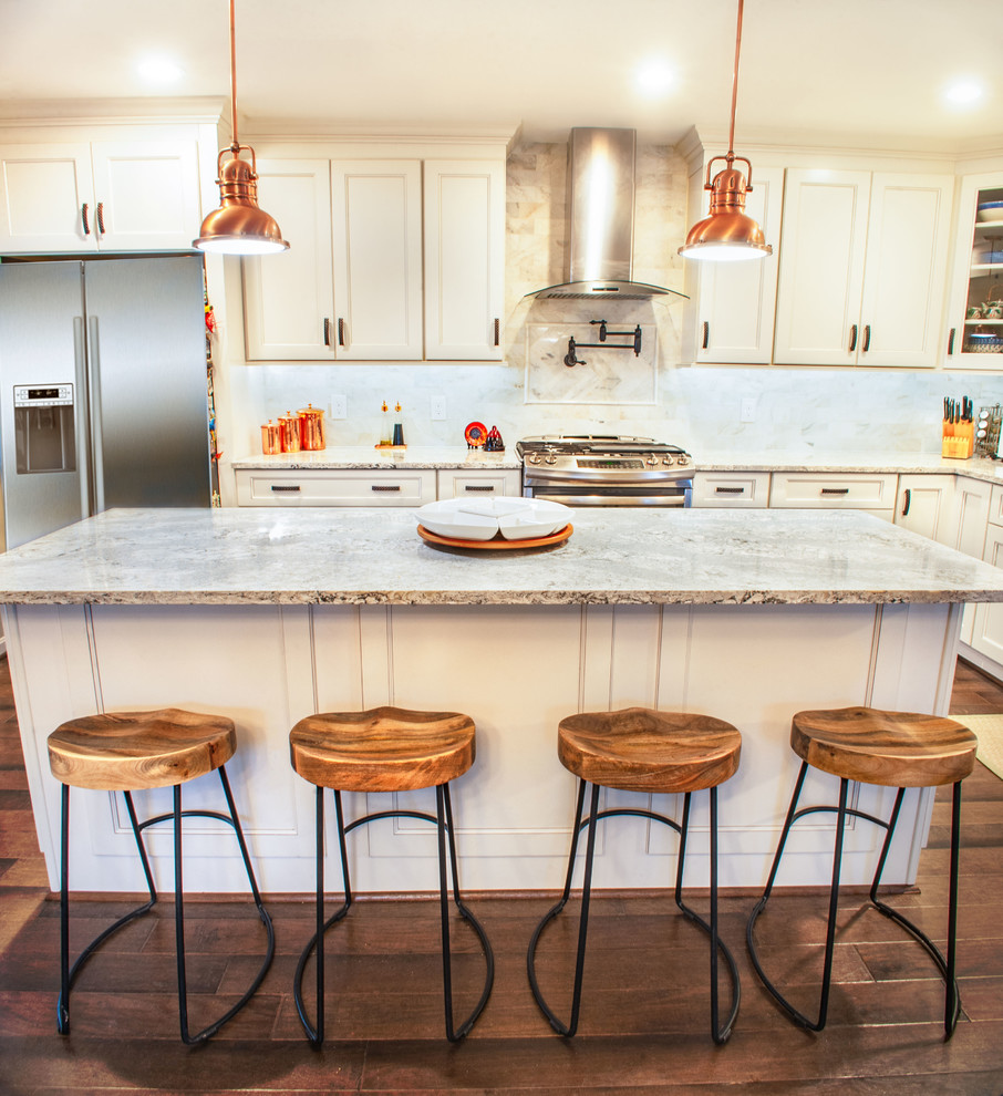 Inspiration for a transitional kitchen remodel in DC Metro
