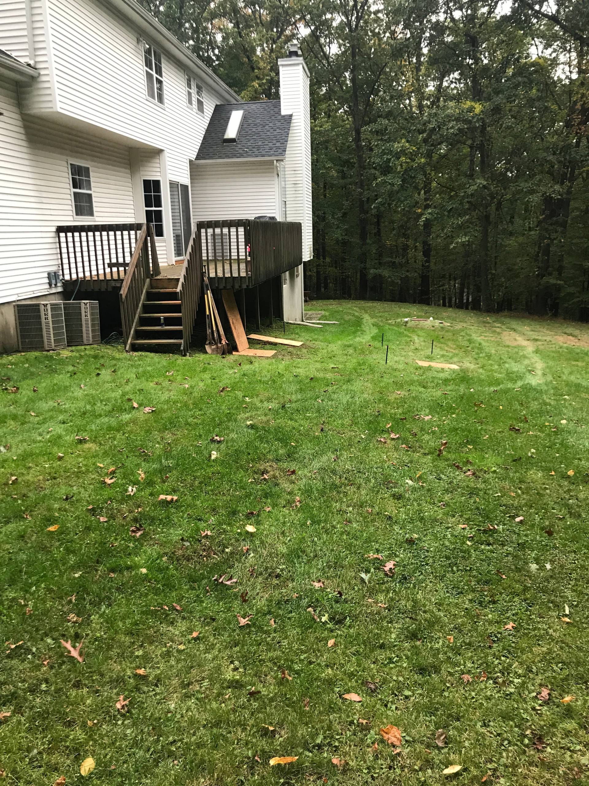 Octogonal Treated and Composite Deck