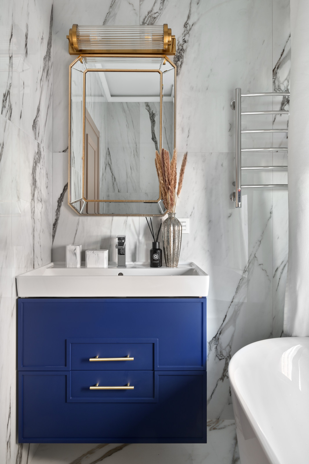 Квартира в Москве с ванной мечты. Дизайнер Виктория Байкова. Публикация ИВД.