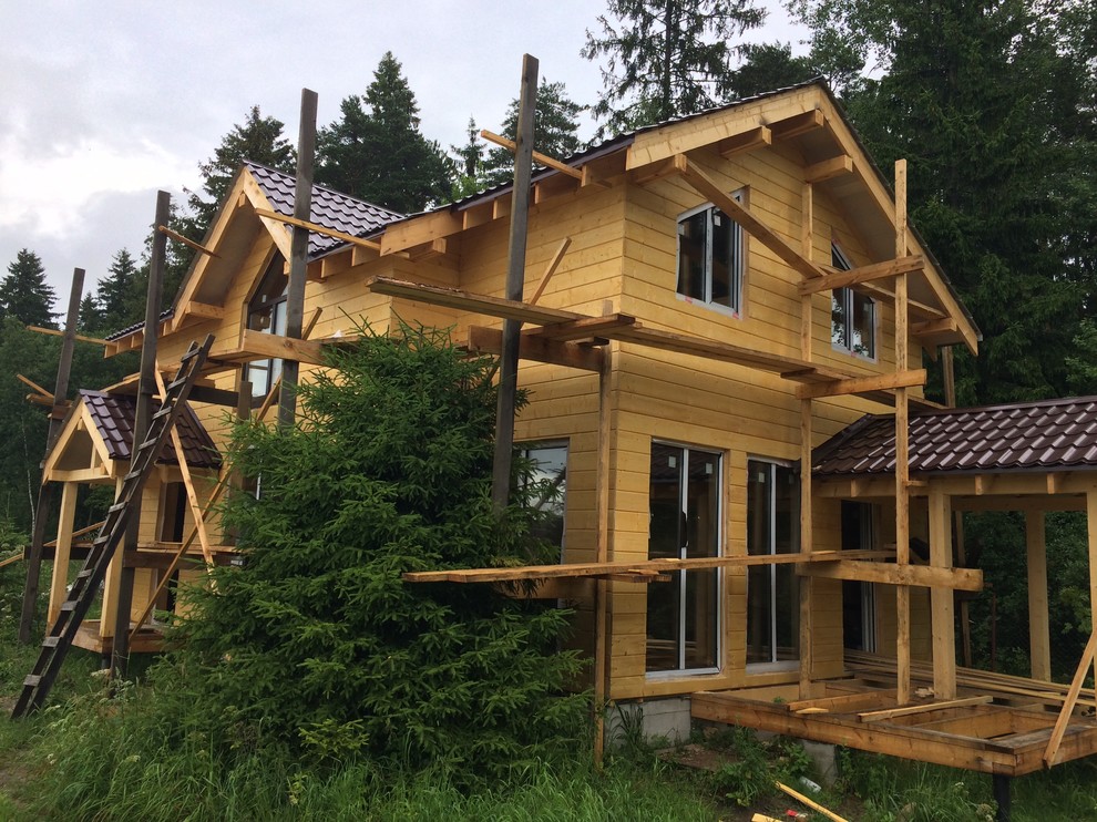 Проект каркасного дома 103 м2 - 2 этажа